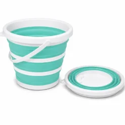 Opvouwbare Emmer Camping 10L - Blauw of Groen