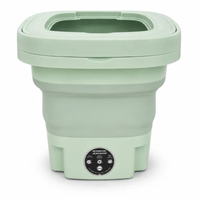 Opvouwbare Mini-Wasmachine - Groen - Draagbaar - 6.5L