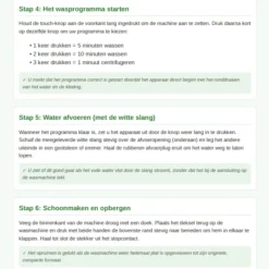 Opvouwbare Mini-Wasmachine - Groen - Draagbaar - 6.5L