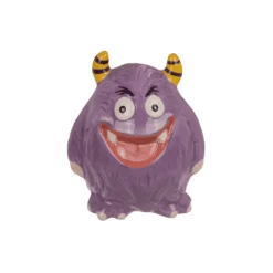 Paarse Monster Kinder Spaarpot van Keramiek