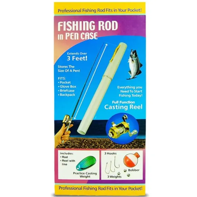 Pen Fishing Rod - Pen Vishengel - 1 Meter - Mini vishengel