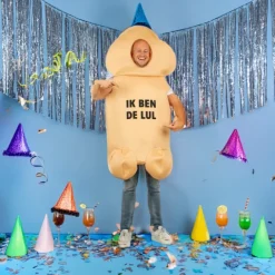 Penis kostuum unisex one size - Penis pak 'Ik ben de lul'