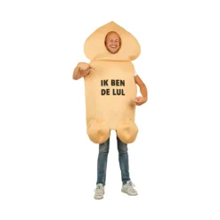 Penis kostuum unisex one size - Penis pak 'Ik ben de lul'