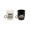 Porseleinen mokken Mr Right & Mrs Always Right