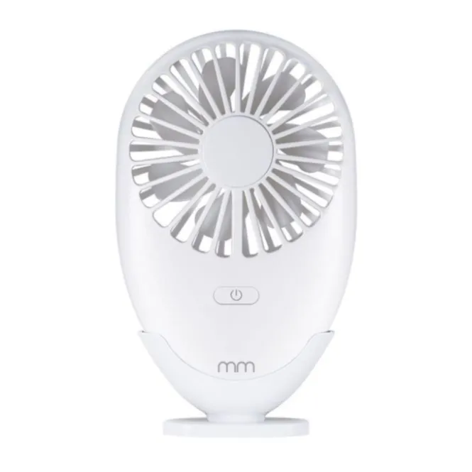 Portable Hand Fan - Wit - 13 cm - Oplaadbare handventilator