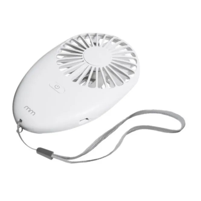 Portable Hand Fan - Wit - 13 cm - Oplaadbare handventilator