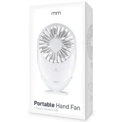 Portable Hand Fan - Wit - 13 cm - Oplaadbare handventilator