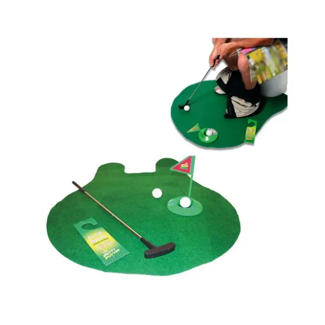 Potty Putter - Mini Golfset Toilet - 57 cm - incl 3 Golfballen