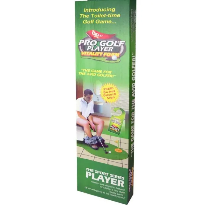 Potty Putter - Mini Golfset Toilet - 57 cm - incl 3 Golfballen