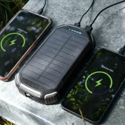 Powerbank Solar 20.000 MAH - Zonne Energie - Draadloos opladen