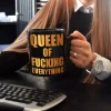 Queen of Fucking Everything Mok - 850 ml - Zwart Keramiek