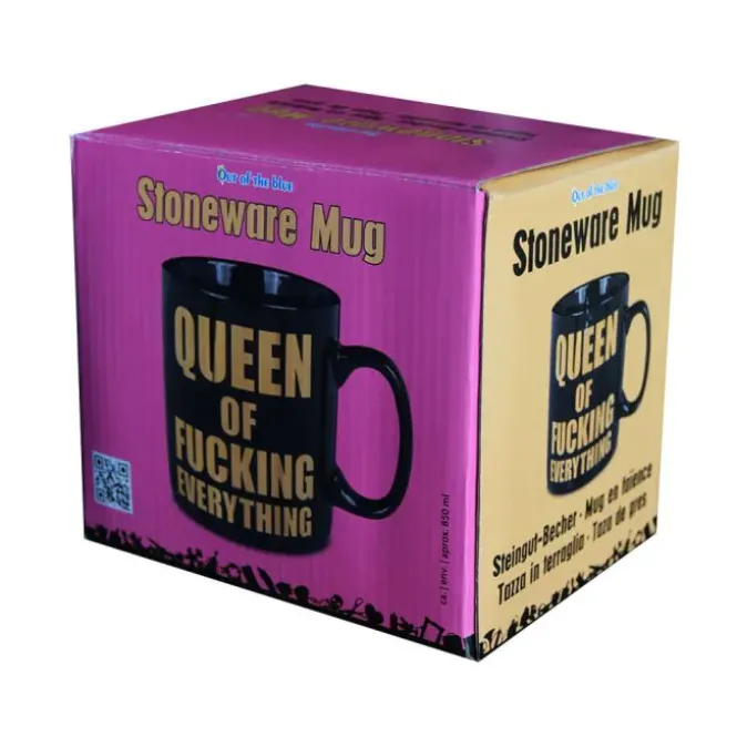 Queen of Fucking Everything Mok - 850 ml - Zwart Keramiek