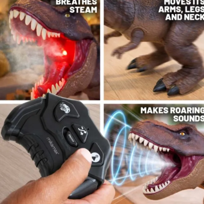 RC Steambreath T-Rex - Stoom, LED, Geluid - 45 cm
