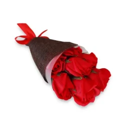 Red Rose Black Box - 7 rozen - 21 cm - Oplosbare Rozen