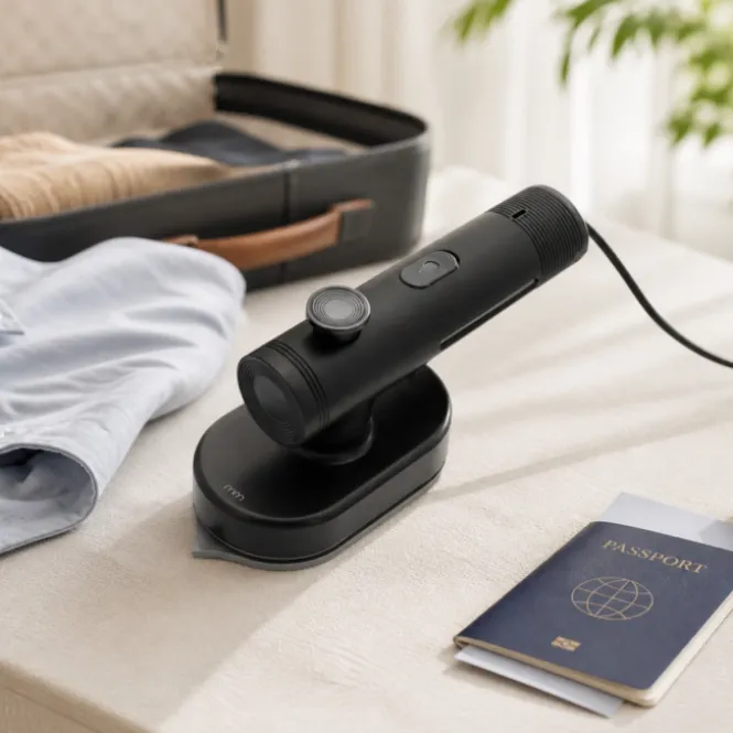 Reisstrijkijzer - Met Stoomfunctie - 20 Sec Warm - Travel iron 20 cm