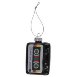 Retro glazen kerstballen - Cassette, Camera & Recorder