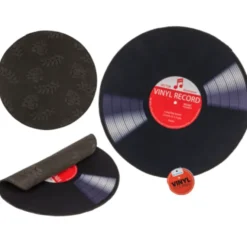 Retro LP Vloermat - Vinylplaat Design - 60 cm