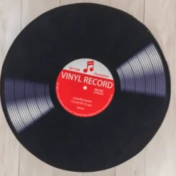 Retro LP Vloermat - Vinylplaat Design - 60 cm