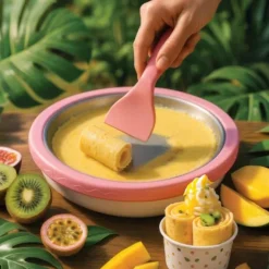 Rolling Ice Cream Pan 30 cm - Incl. Receptboek & Start Materialen