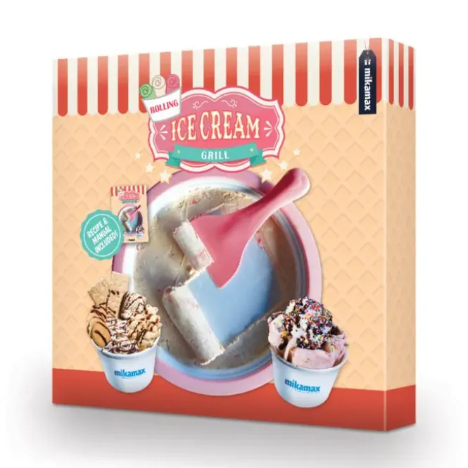 Rolling Ice Cream Pan 30 cm - Incl. Receptboek & Start Materialen