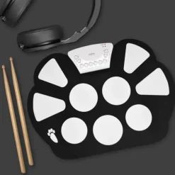 Roll Up Drumkit - Oprolbaar Drumstel - 9 Triggerpads - 38 cm
