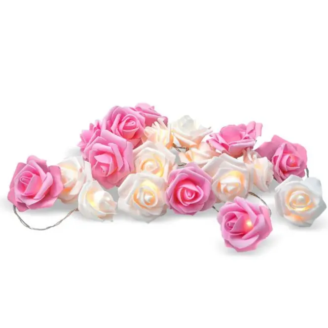 Romance Rose Lights - 20 LED-lampjes - Realistische Rozen