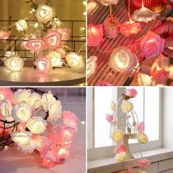 Romance Rose Lights - 20 LED-lampjes - Realistische Rozen