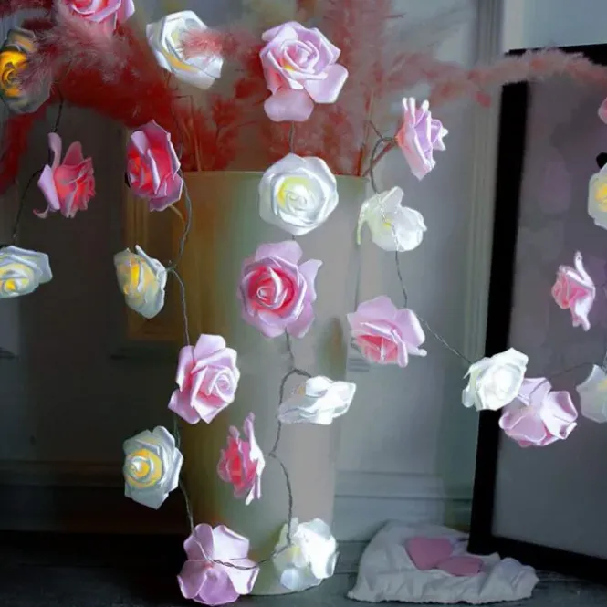 Romance Rose Lights - 20 LED-lampjes - Realistische Rozen