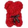 Rozen teddybeer 25 cm - Luxe Cadeauverpakking