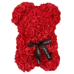 Rozen teddybeer 25 cm - Luxe Cadeauverpakking