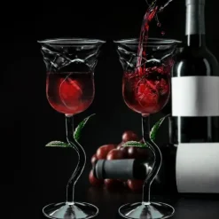 Rozen Wijnglazen - Rose Wine Glass Set