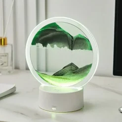 Sandscape Lamp - LED Verlichting - 7 Kleuren - 180gr draaien
