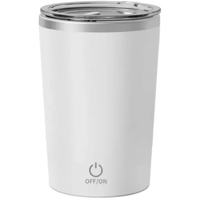 Self Stirring Mug Deluxe - Wit - - 350ml - USB-C