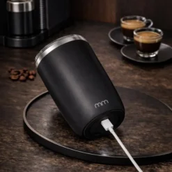 Self Stirring Mug Deluxe - Zwart - 350ml - USB-C