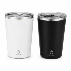 Self Stirring Mug Deluxe - Zwart en Wit