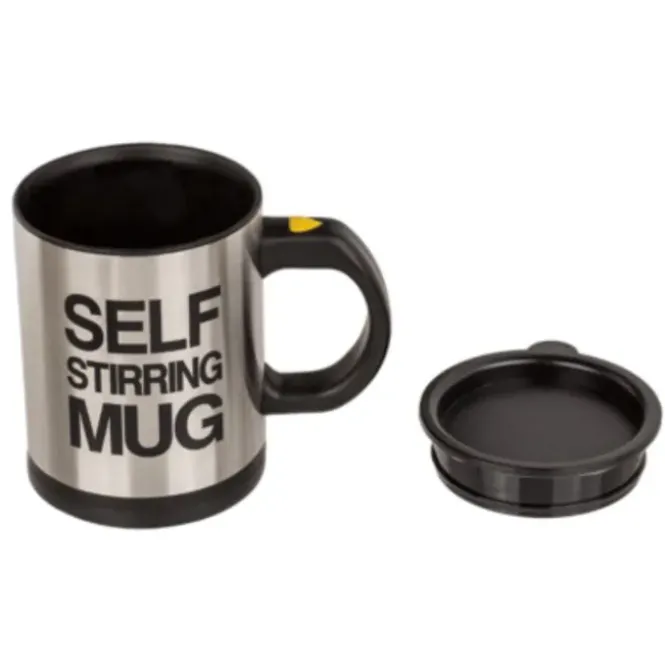 Self Stirring Mug - Zelfroerende koffie mok - 350 ml - 11 x 9 cm
