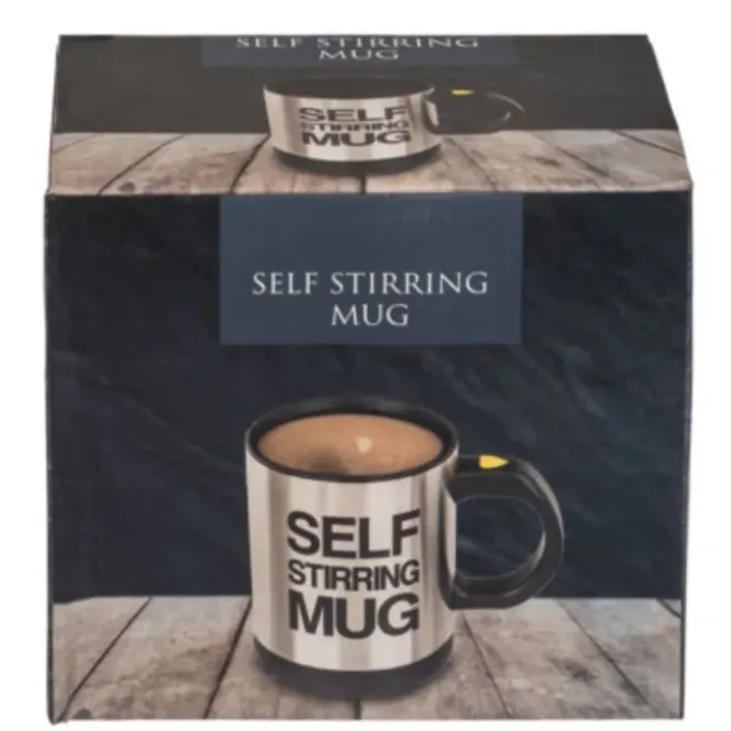 Self Stirring Mug - Zelfroerende koffie mok - 350 ml - 11 x 9 cm