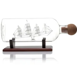 Ship in a Bottle Decanter - 750ml - Whisky Karaf - Handmade