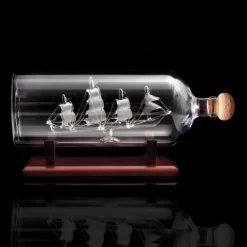 Ship in a Bottle Decanter - 750ml - Whisky Karaf - Handmade