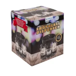 Shot Dispenser - 6 Shotglaasjes - Compact Design