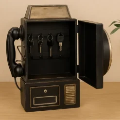 Sleutelkast - Klok met Telefoon