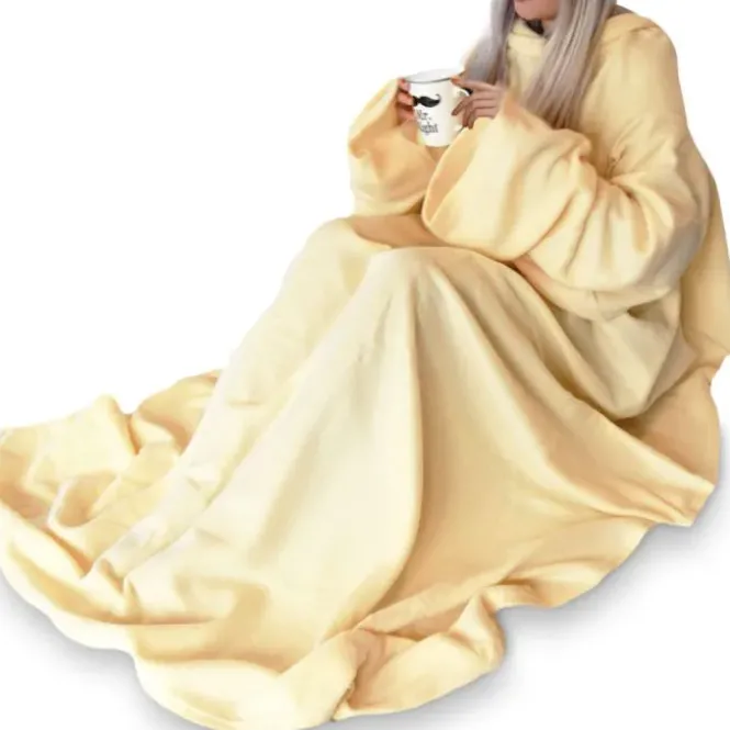 Snugs - Deken met Mouwen - 140 x 185 cm - Blauw of Beige