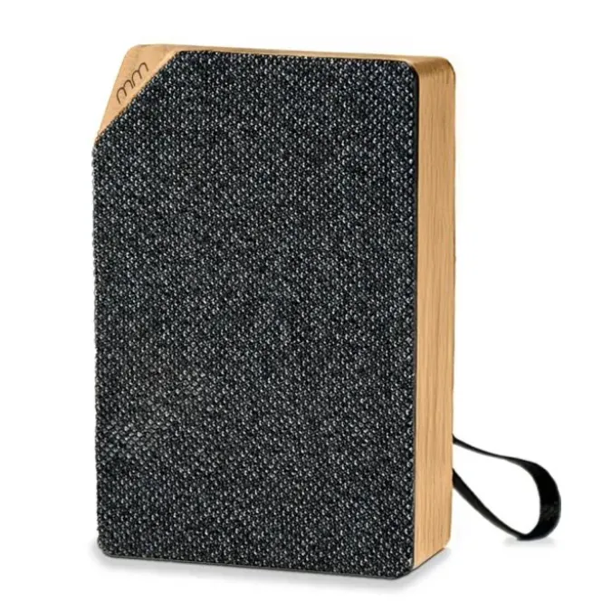 Solar Bamboo Mini Speaker - Compact, Duurzaam, Bluetooth, 3W