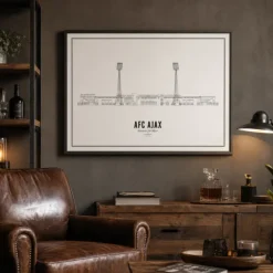 Stadion De Meer Poster – AFC Ajax Wanddecoratie
