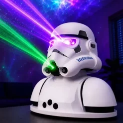 Stormtrooper Projector - Aurora Licht & Laser Sterren - 22,5 cm