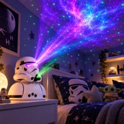 Stormtrooper Projector - Aurora Licht & Laser Sterren - 22,5 cm