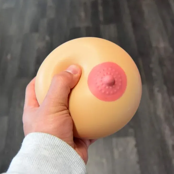 Stress Boob XXL - Borstvormige Stressbal - 9 cm