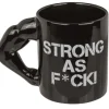 Strong as F*ck mok - Steengoed - Stoer design - Ruime inhoud
