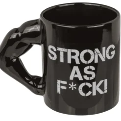 Strong as F*ck mok - Steengoed - Stoer design - Ruime inhoud