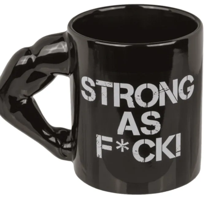 Strong as F*ck mok - Steengoed - Stoer design - Ruime inhoud